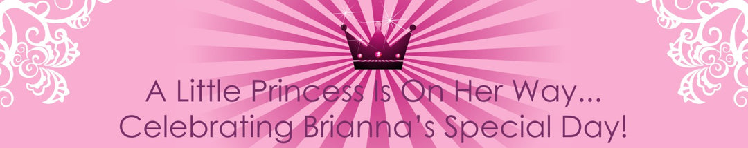 Princess Royal Crown - Personalized Baby Shower Banners