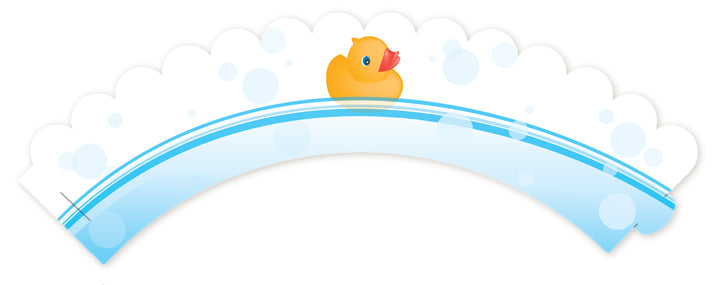 Rubber Ducky - Baby Shower Cupcake Wrappers