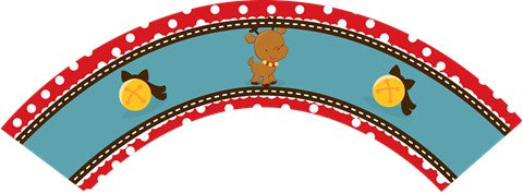 Rudolph the Reindeer - Christmas Cupcake Wrappers