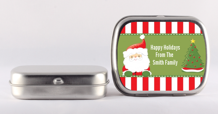 Santa Claus - Personalized Christmas Mint Tins