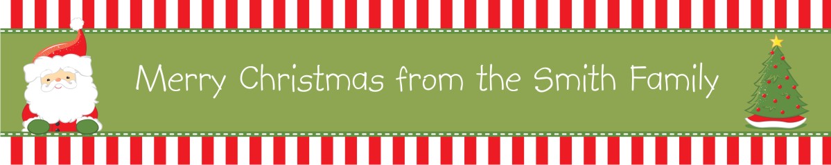 Santa Claus - Personalized Christmas Banners