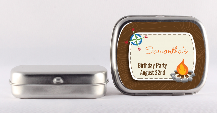 Scavenger Hunt - Personalized Birthday Party Mint Tins