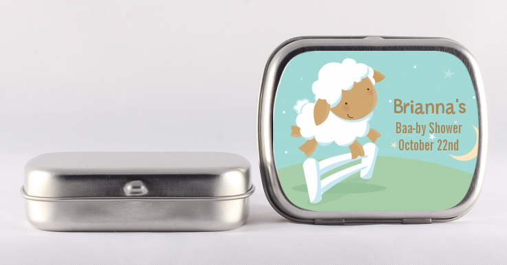 Sheep - Personalized Baby Shower Mint Tins