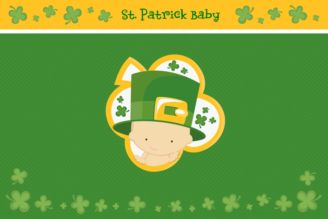 St. Patrick's Baby Shamrock - Personalized Baby Shower Placemats