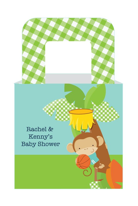 Team Safari - Personalized Baby Shower Favor Boxes