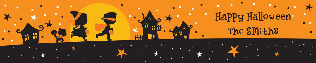 Trick or Treat - Personalized Halloween Banners