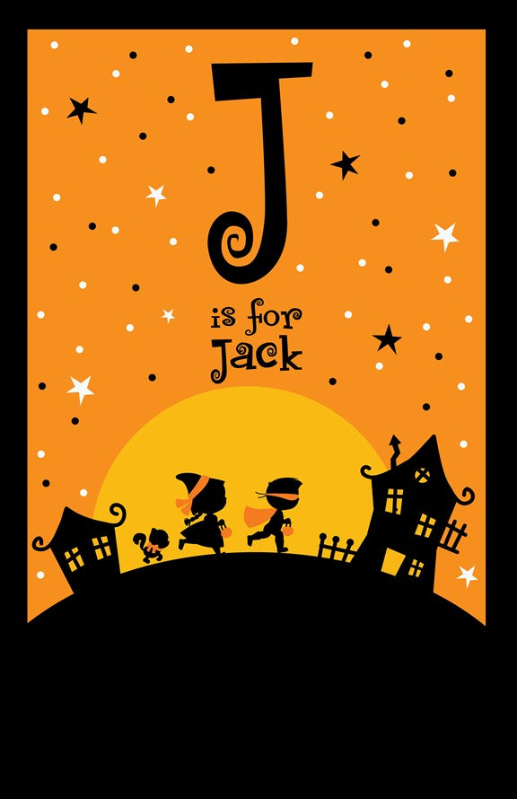 Trick or Treat - Personalized Halloween Nursery Wall Art