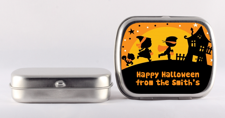Trick or Treat - Personalized Halloween Mint Tins