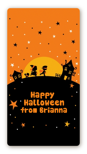Trick or Treat - Custom Rectangle Halloween Sticker/Labels