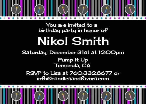 Birthday Wishes - Birthday Party Invitations