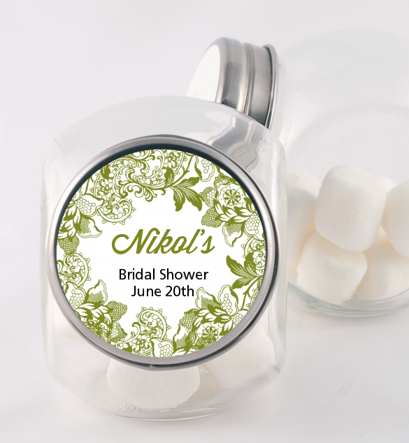 Winery - Personalized Bridal Shower Candy Jar