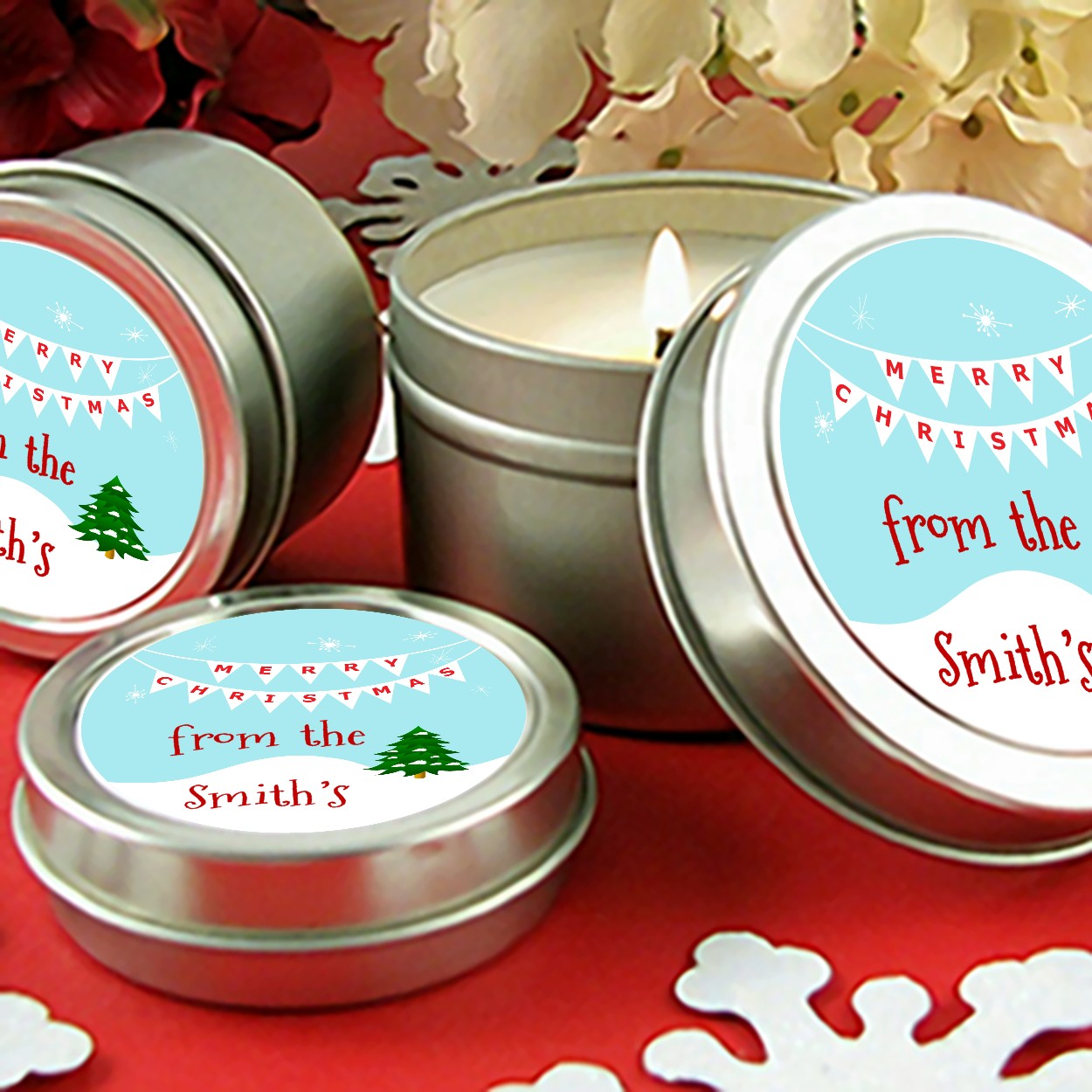 Winter Wonderland - Christmas Candle Favors