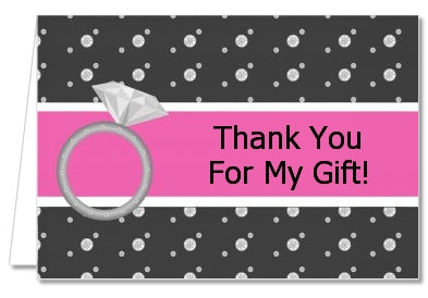 With This Ring - Bridal Shower Thank You Cards