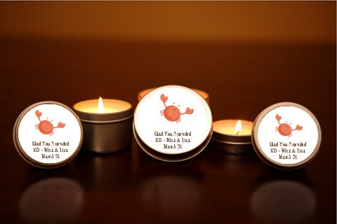 Crab | Cancer Horoscope - Baby Shower Candle Favors