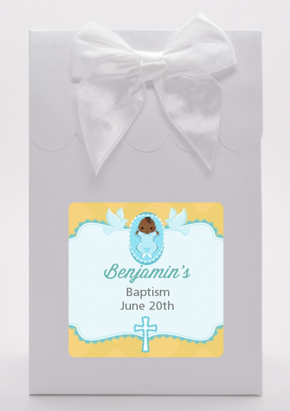 Baby Boy Baptism / Christening Goodie Bags | Candles & Favors