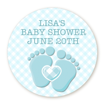 Baby Feet Baby Boy Personalized sticker labels | Baby Feet Baby Boy ...