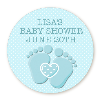 Baby Feet Baby Boy Personalized sticker labels | Baby Feet Baby Boy ...