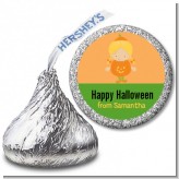 Dress Up Pumpkin Costume - Hershey Kiss Halloween Sticker Labels