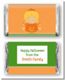 Dress Up Pumpkin Costume - Personalized Halloween Mini Candy Bar Wrappers