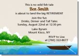 Gone Fishing - Retirement Party Invitations