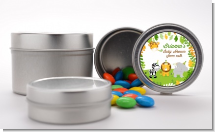 Jungle Party - Custom Baby Shower Favor Tins