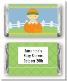 Pumpkin Baby Asian - Personalized Baby Shower Mini Candy Bar Wrappers