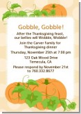 Pumpkin Trio Fall Theme - Thanksgiving Invitations