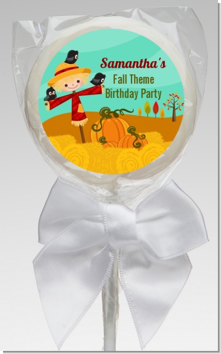 Scarecrow - Personalized Birthday Party Lollipop Favors